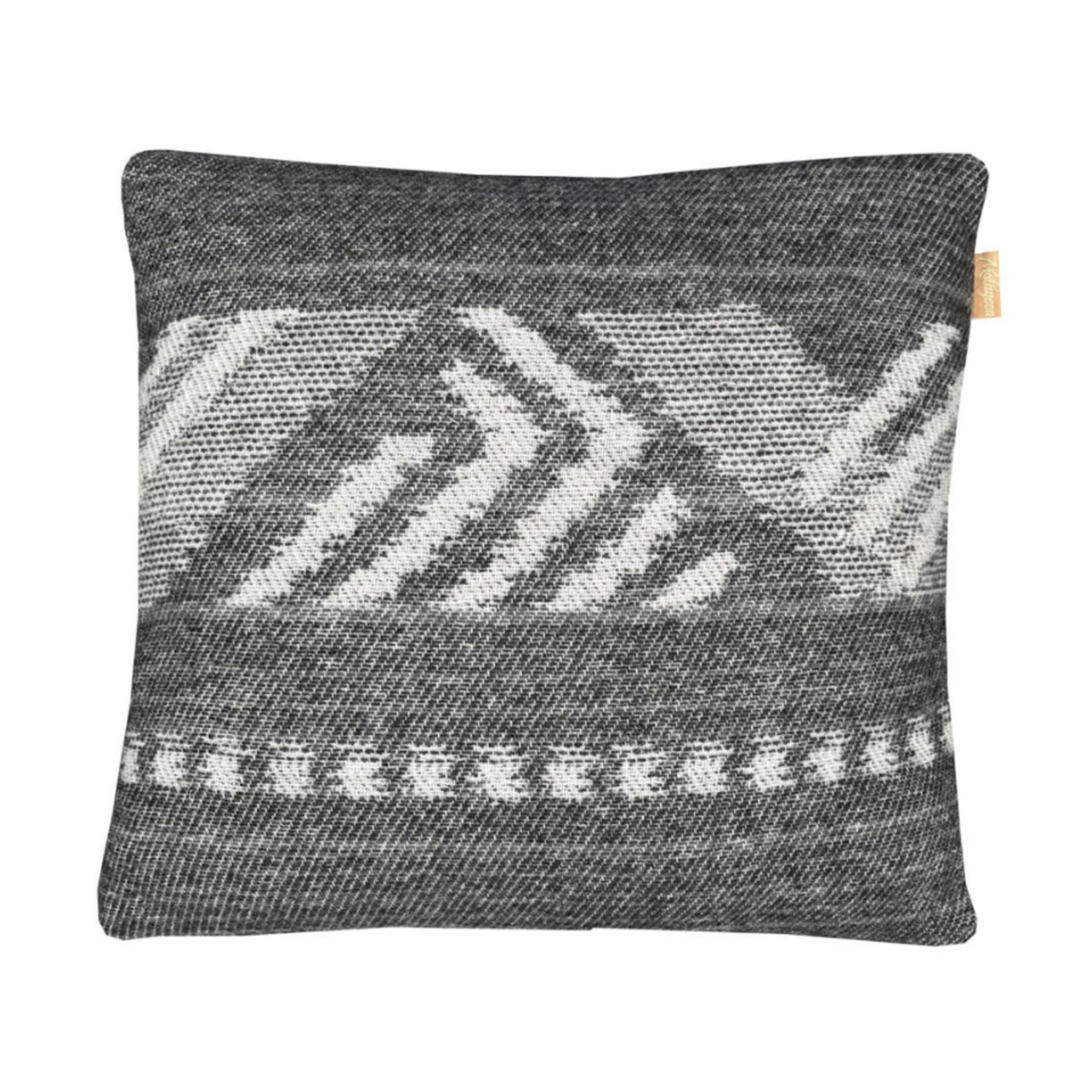 Malagoon Mochica Wool Cushion| Black (45x45cm)