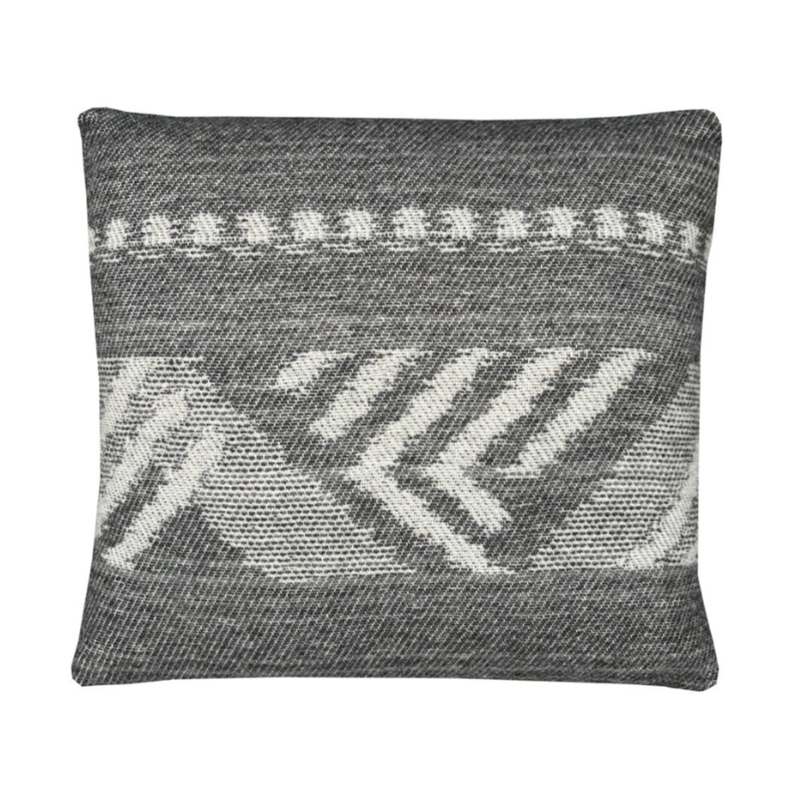 Malagoon Mochica Wool Cushion| Black (45x45cm)