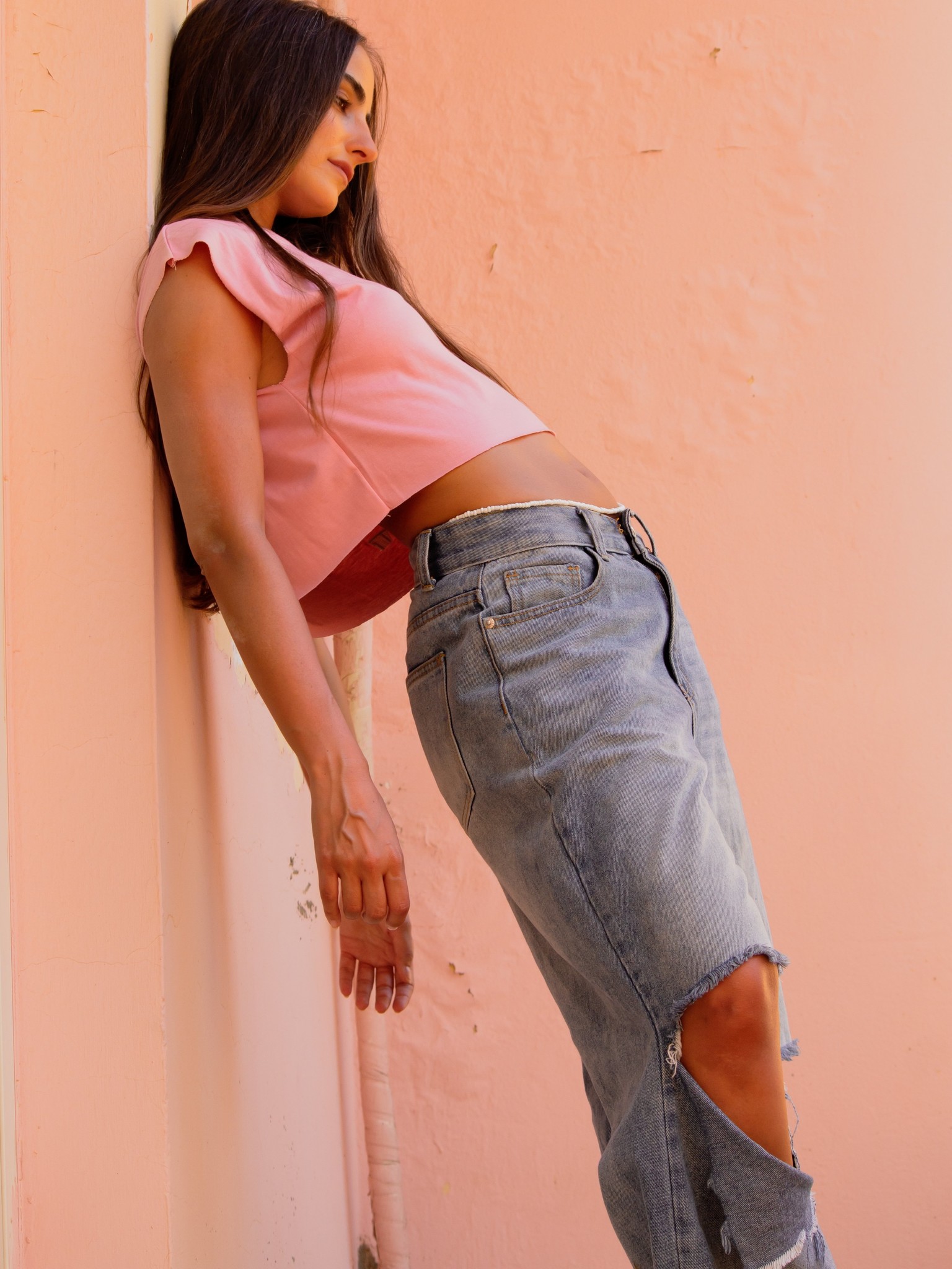 PRIMAL PI Cropped Pink