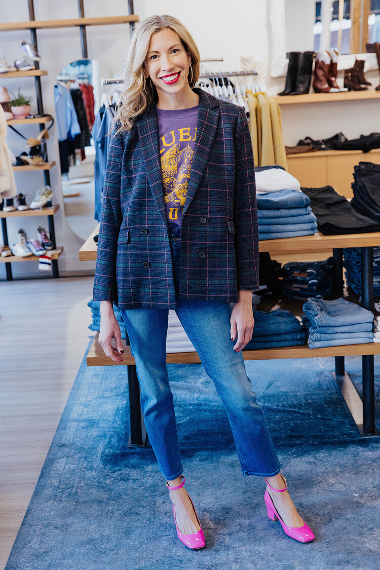 MOTHER DENIM HIGH WAISTED HIKER HOVER