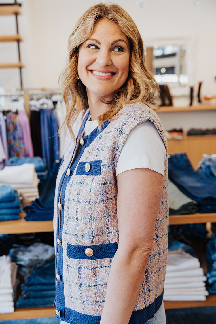 L'AGENCE LAUREL OVERSIZED VEST