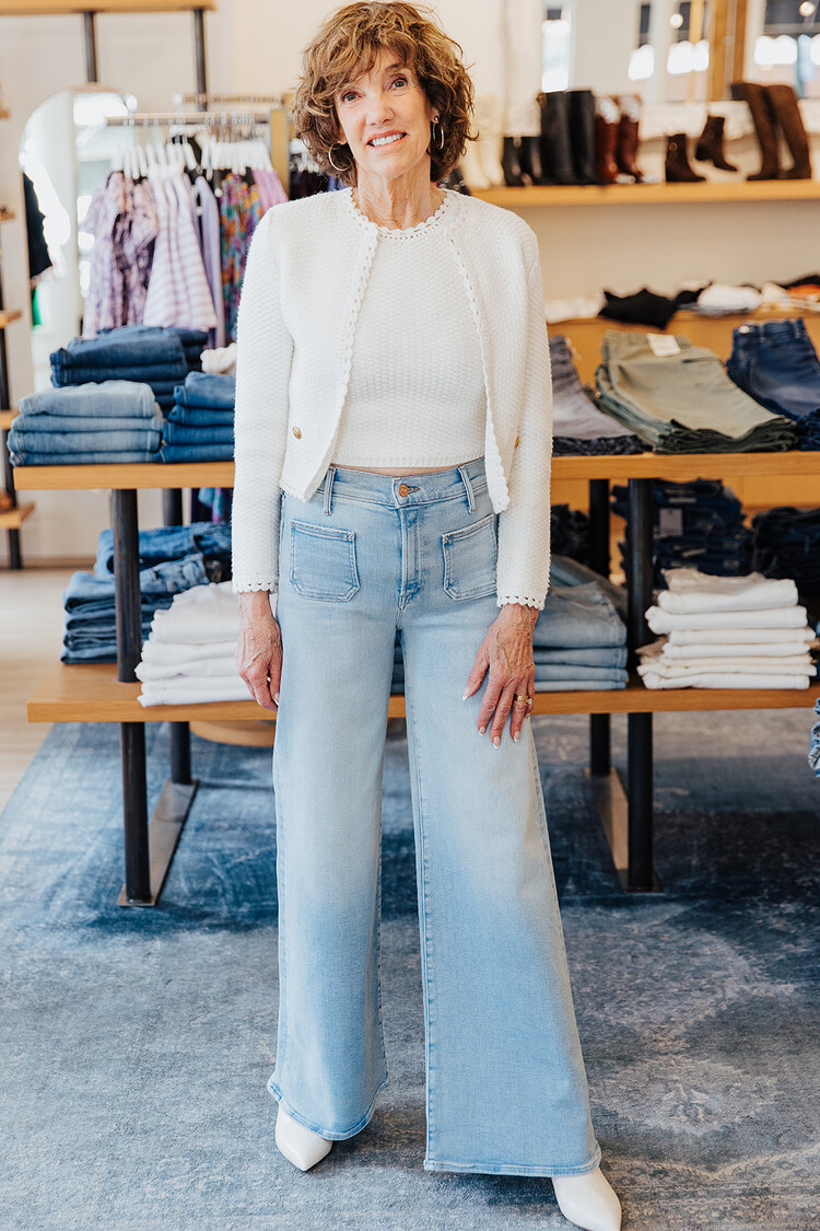 MOTHER DENIM PATCH POCKET UNDERCOVER SNEAK