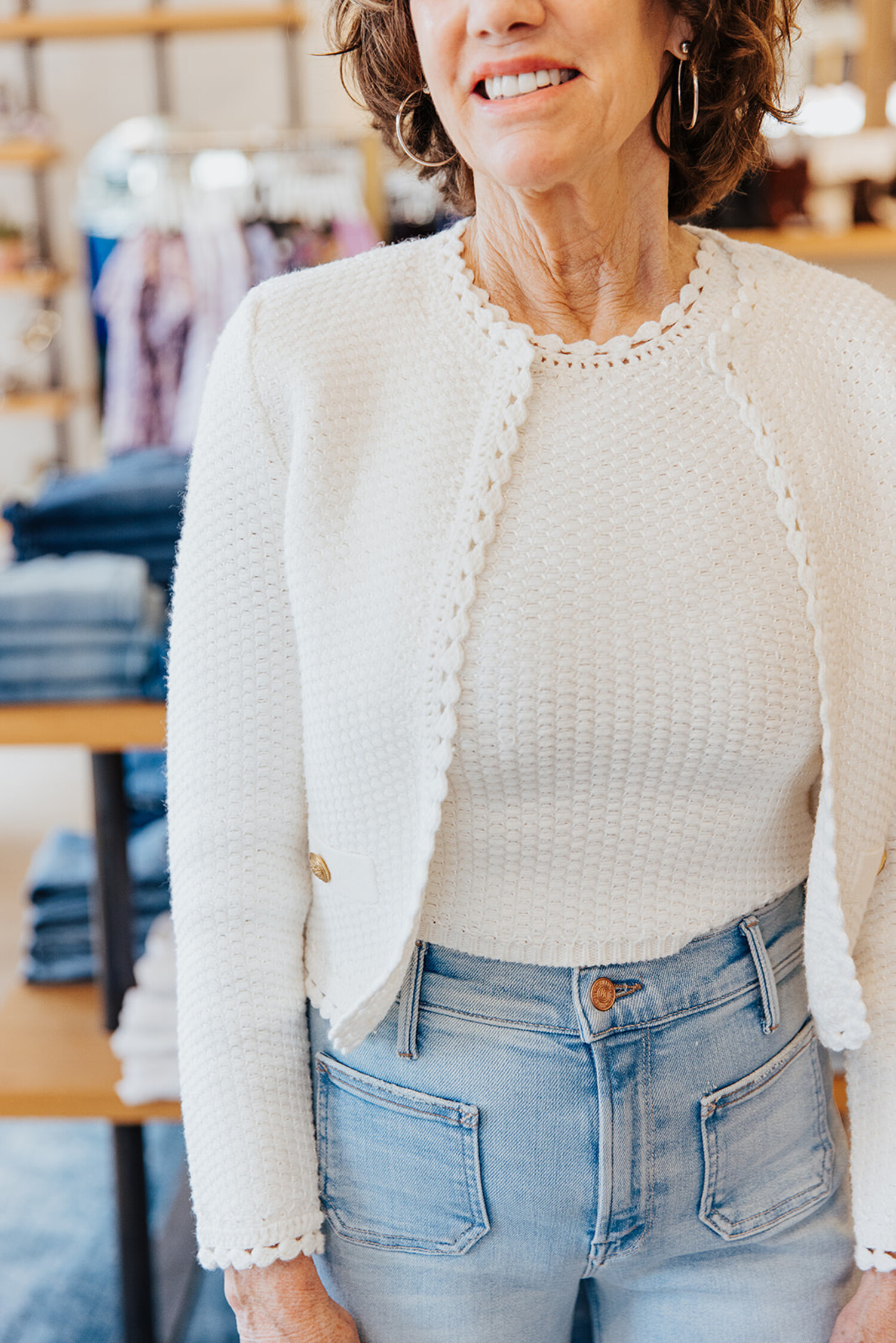 Mother Denim Mother Patch Pocket Cardigan MOTHER Denim The Patch