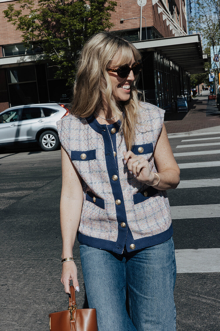 L'AGENCE LAUREL OVERSIZED VEST