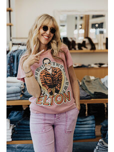 MADEWORN ELTON JOHN CREW TEE