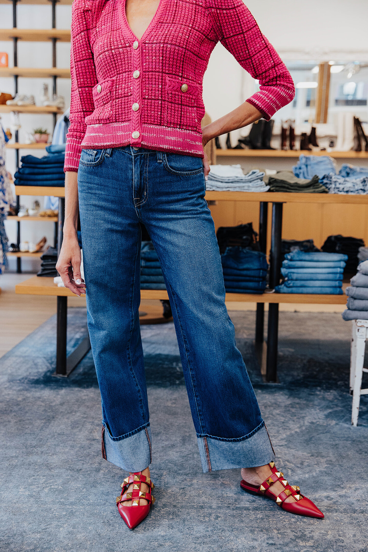 L'AGENCE MILEY WIDE LEG CUFF