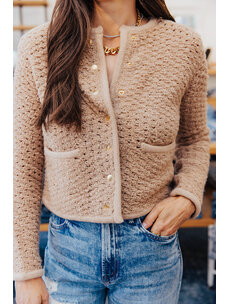 STAUD LISSON KNIT JACKET