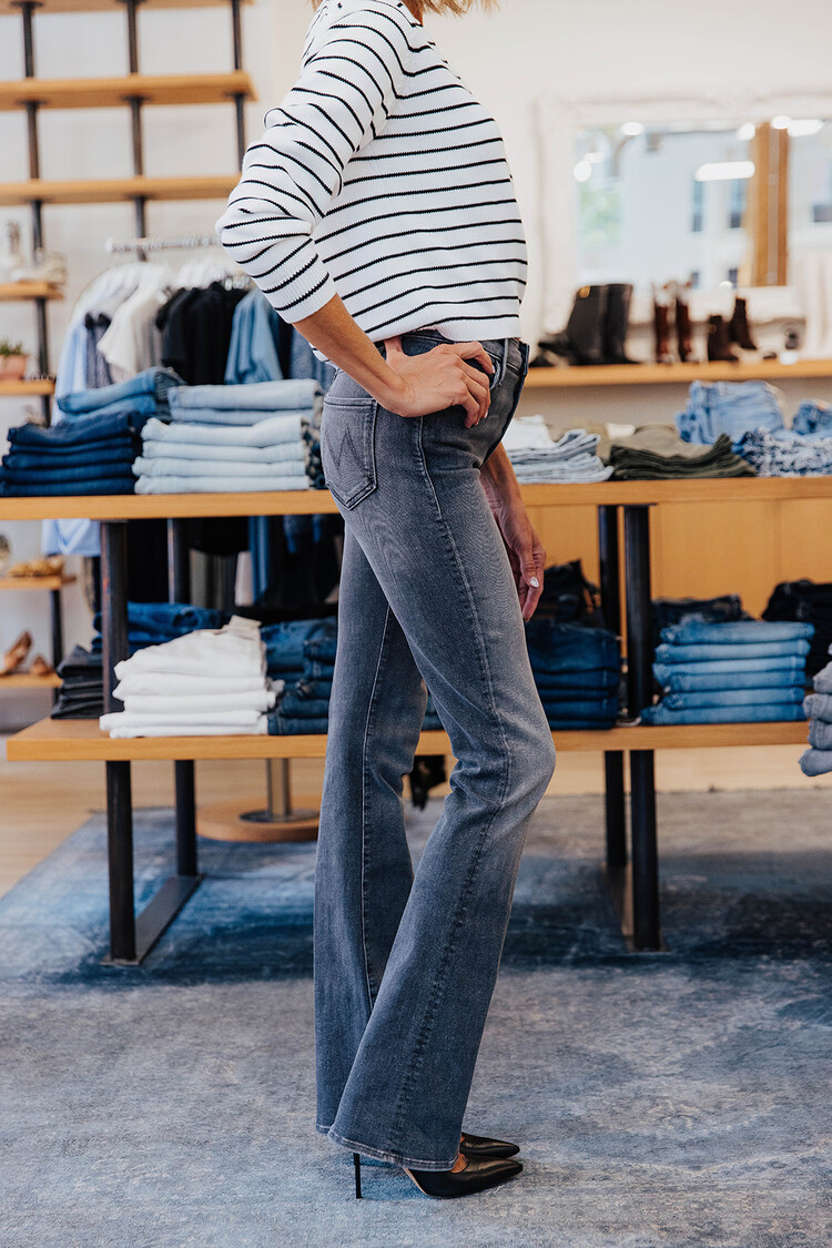 MOTHER DENIM HUSTLER HEEL JEAN