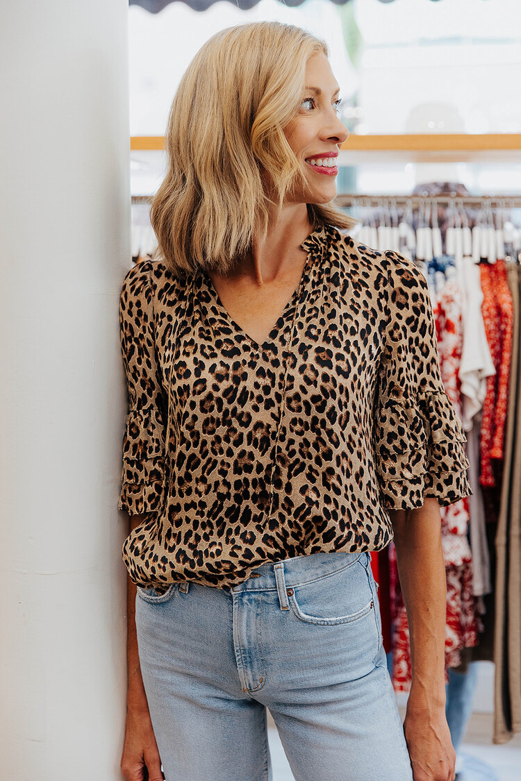 ALICE + OLIVIA JULIUS TUNIC TOP