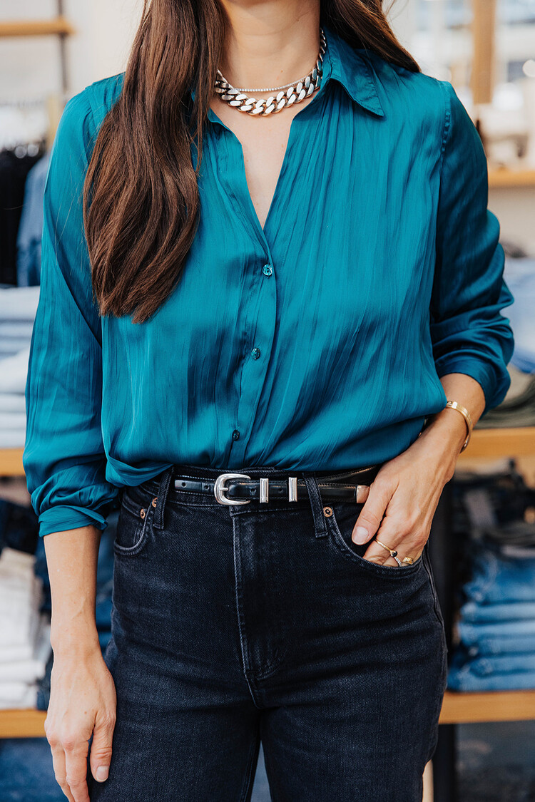 L'AGENCE NINA L/S BLOUSE