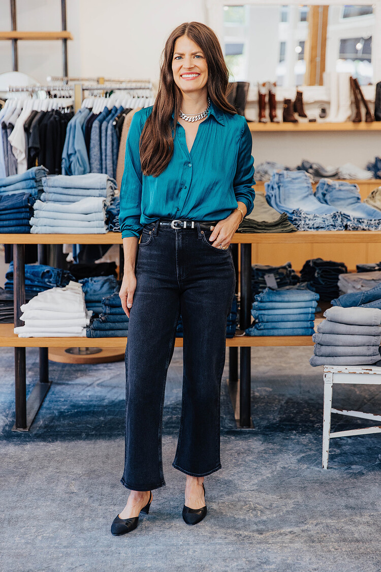 L'AGENCE NINA L/S BLOUSE