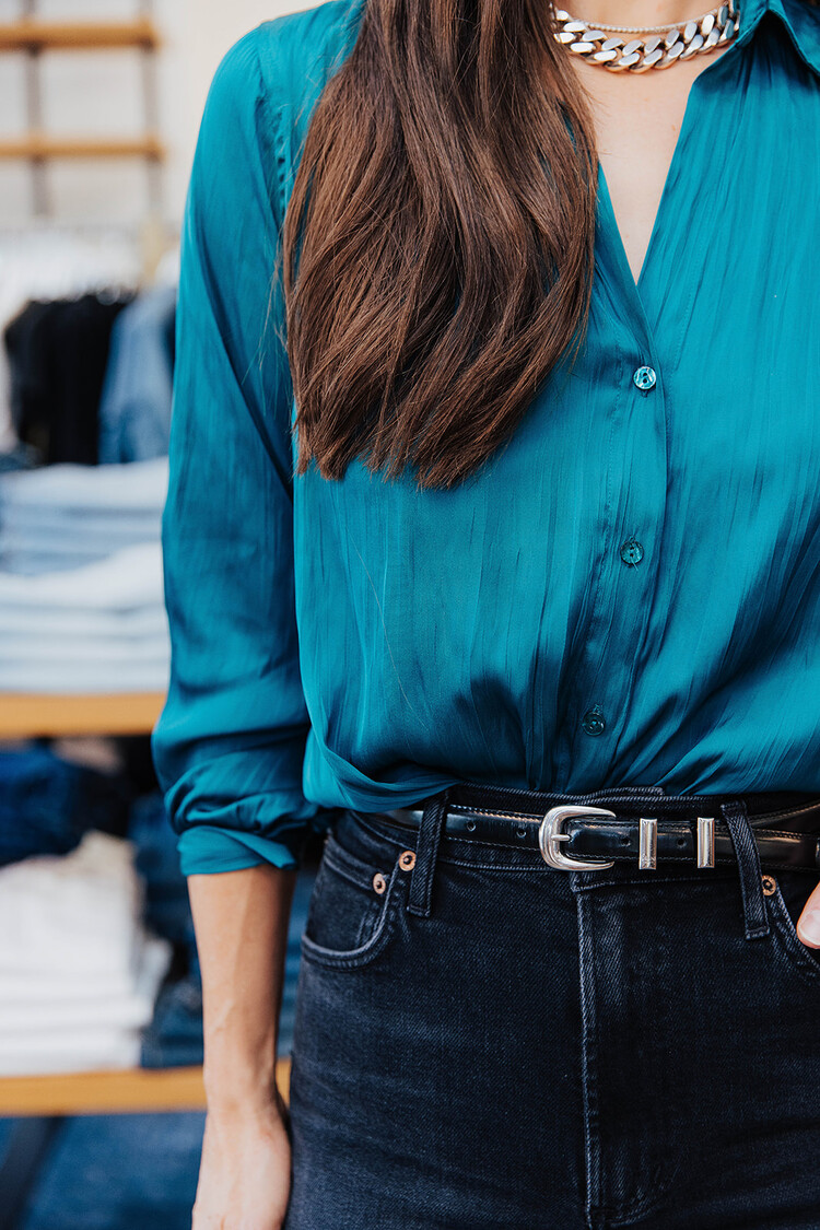 L'AGENCE NINA L/S BLOUSE