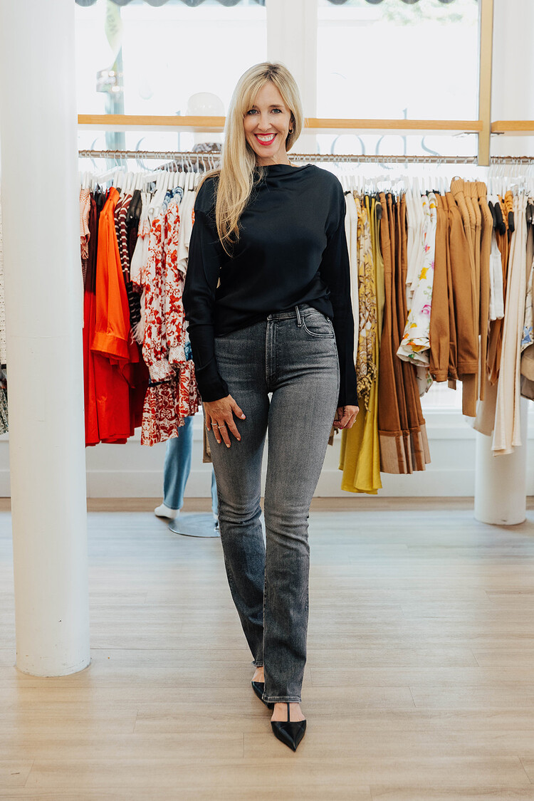 MOTHER DENIM MID RISE RIDER SKIMP