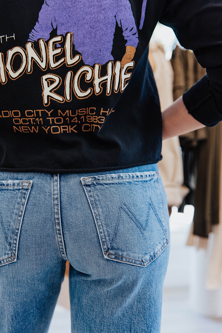 MOTHER DENIM DODGER SKIMP CUFF JEAN