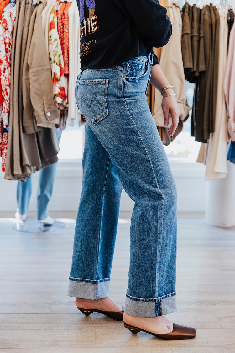 MOTHER DENIM DODGER SKIMP CUFF JEAN