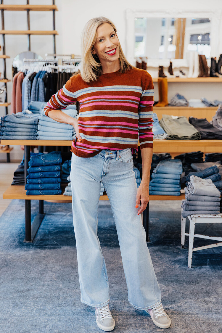 RE/DONE MID RISE WIDE LEG JEAN