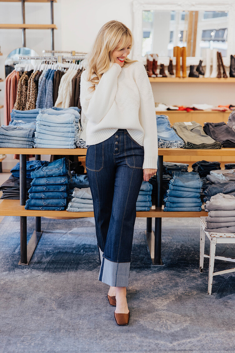 CINQ À SEPT CUFFED BENJI PANT