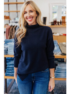 VINCE DROPPED SHOULDER TURTLE NK