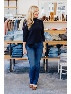 MOTHER DENIM HUSTLER HEEL FRAY