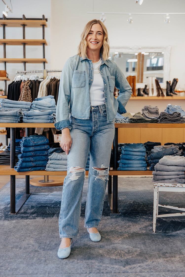 AGOLDE KELLY HIGH RISE STRAIGHT JEAN