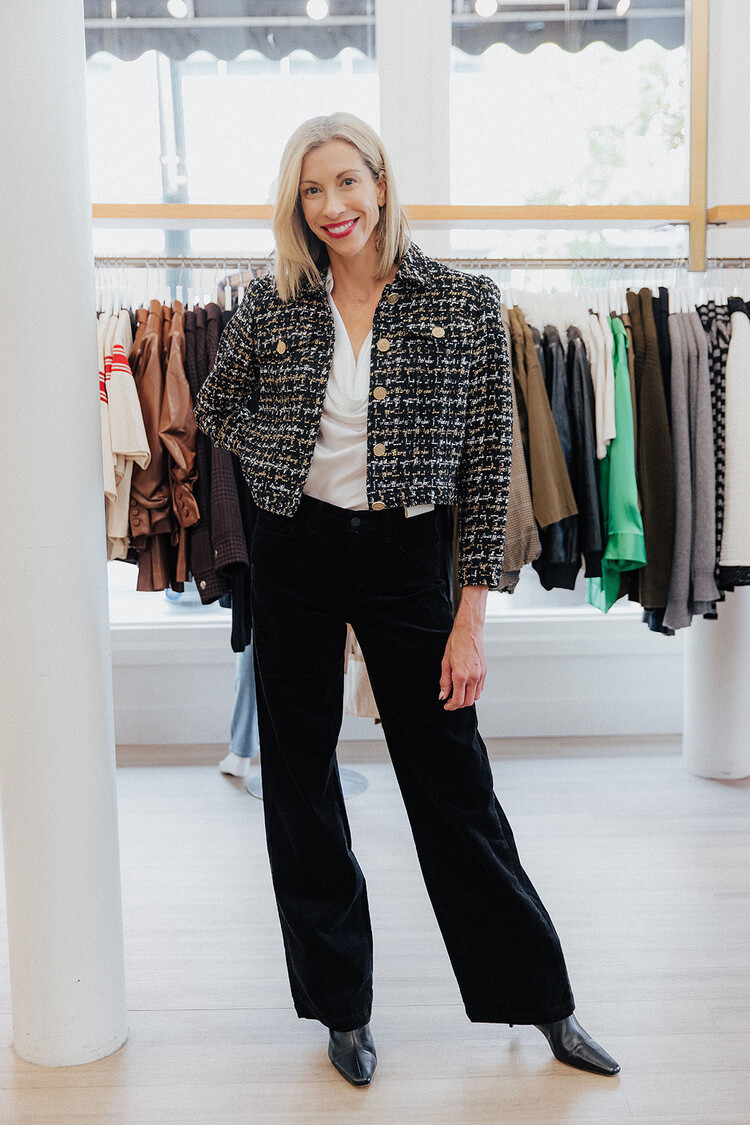 L'AGENCE CLAYTON HIGH RISE WIDE LEG