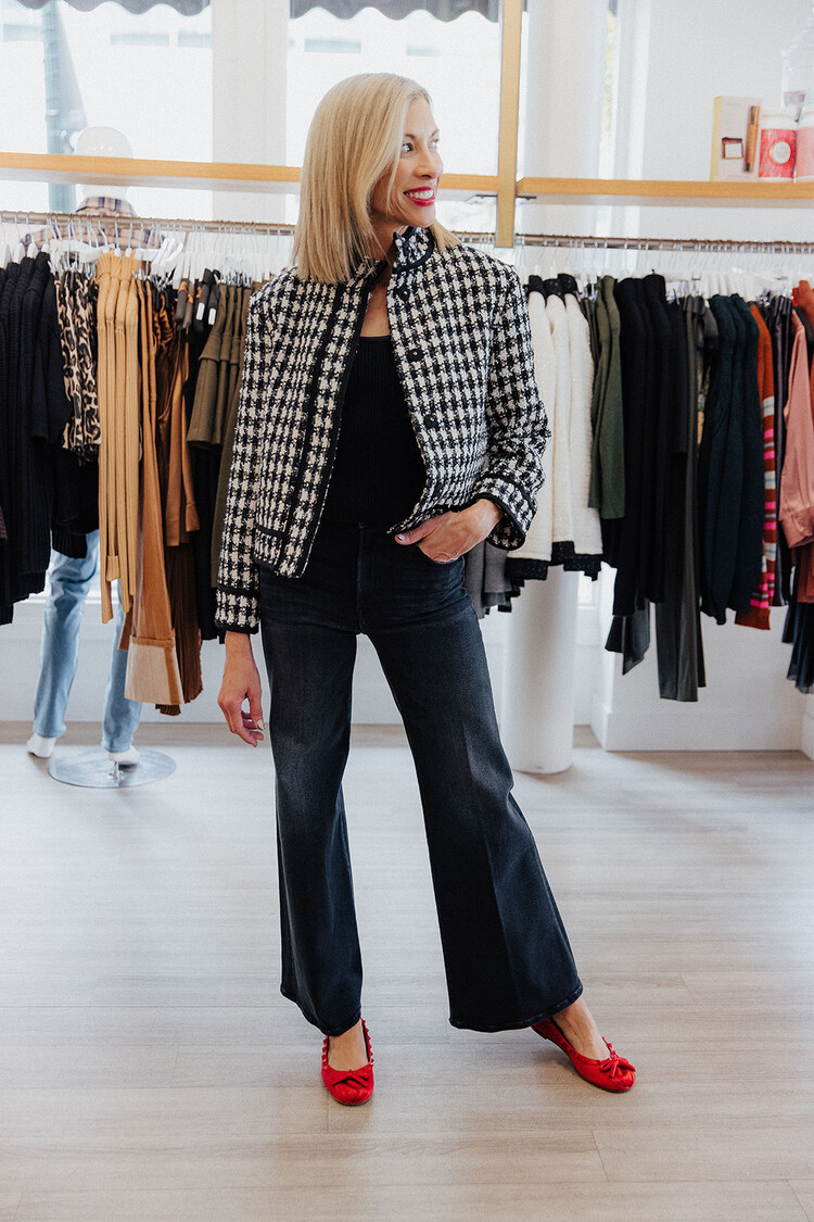 MOTHER DENIM HUSTLER ROLLER SNEAK