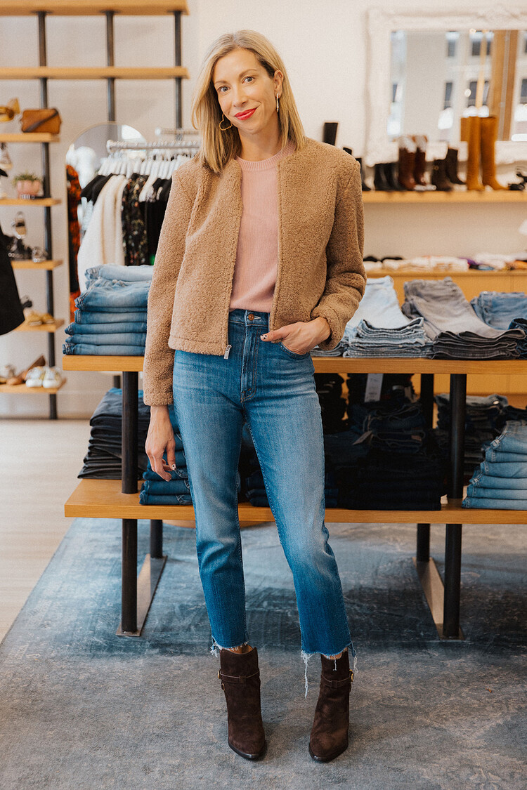 MOTHER DENIM RIDER ANKLE STEP FRAY