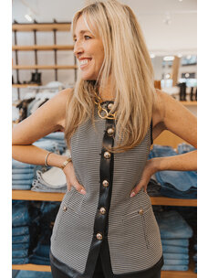 SIMKHAI CRESSIDA BUTTON TOP