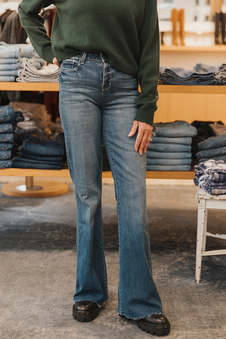 L'AGENCE SERA SNEAKER FLARE JEAN