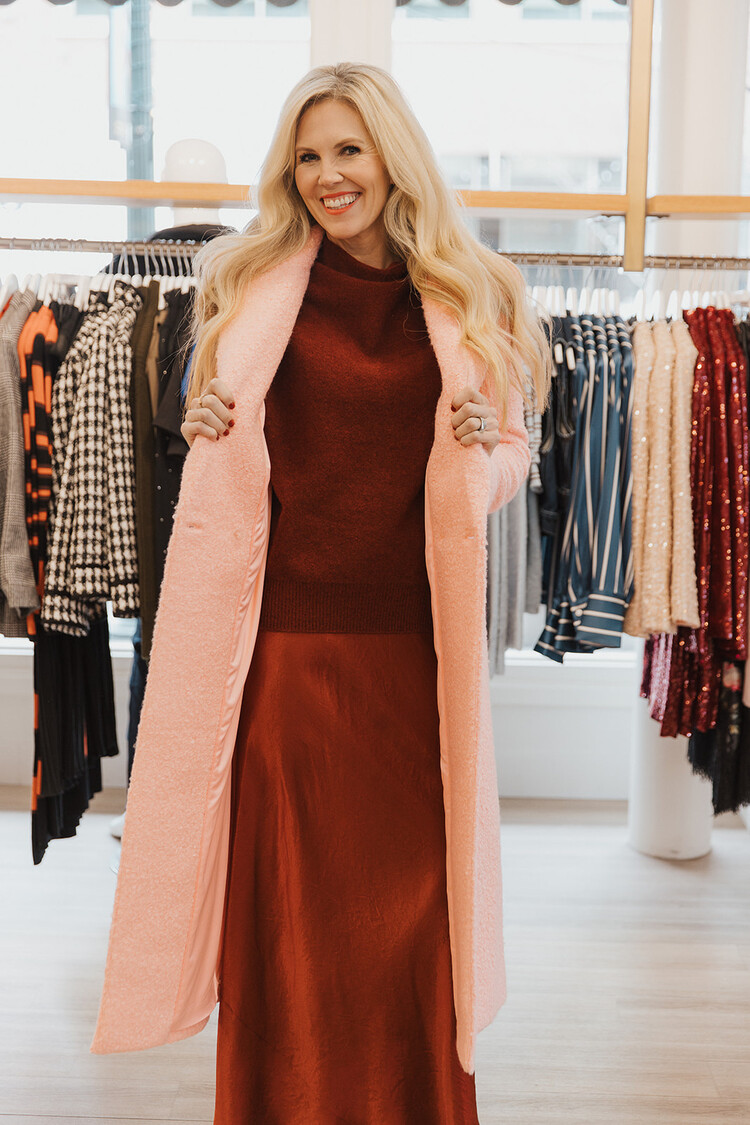 VINCE SATIN MAXI SKIRT