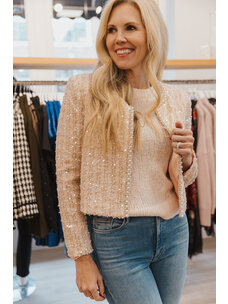 ALICE + OLIVIA KIDMAN EMBELLISHED JACKET- final sale