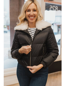 THEORY COMBO PUFFER JACKET