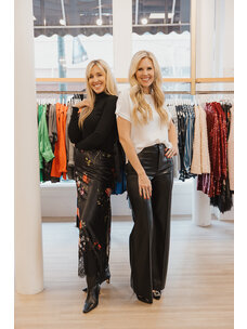 ALICE + OLIVIA ROBERTA LONG SLEEVE RIB TURTLENECK