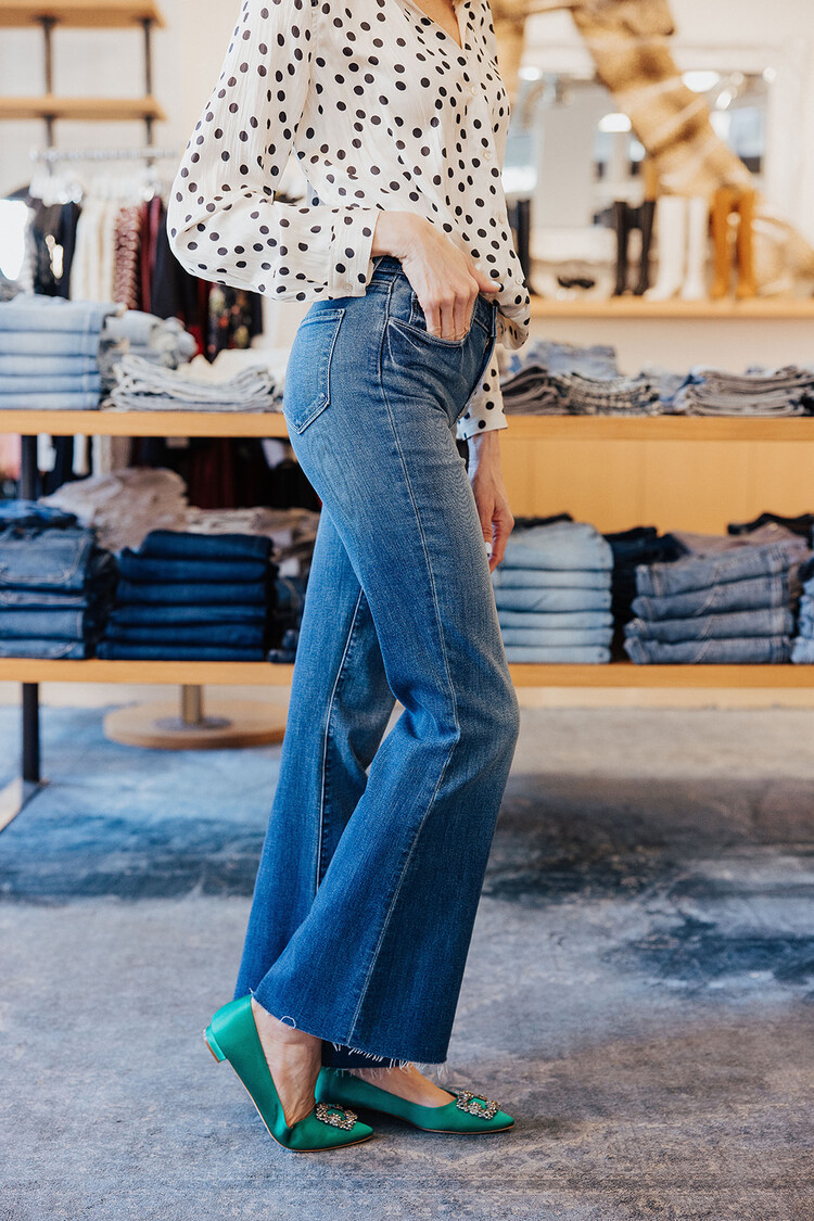 L'AGENCE SERA SNEAKER FLARE JEAN