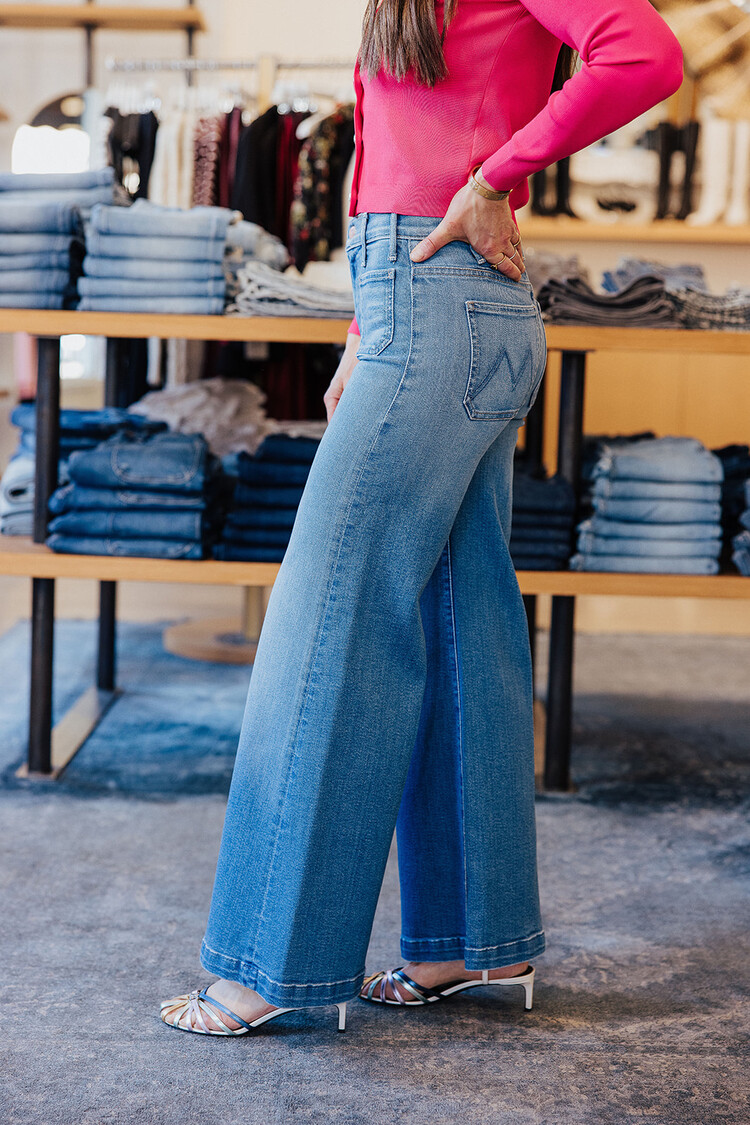 MOTHER DENIM LIL ROLLER PATCH POCKET SNEAK