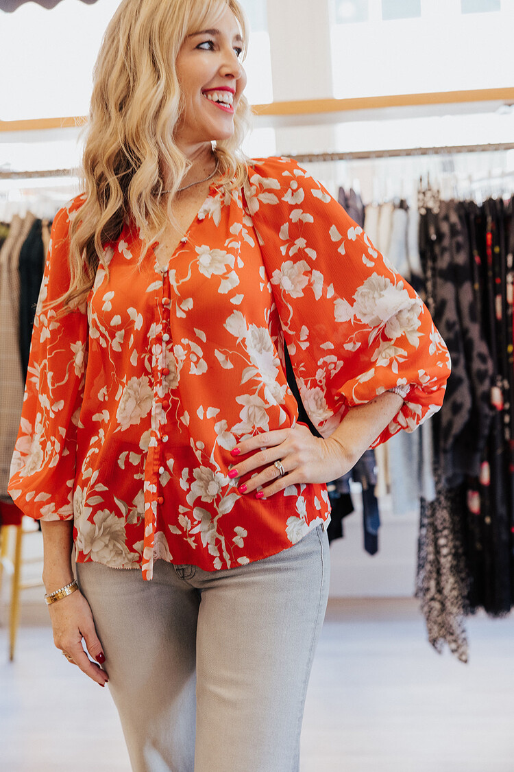 L'AGENCE TEAGAN DOLMAN SLV BLOUSE