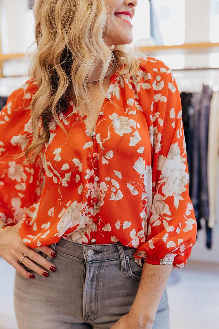 L'AGENCE TEAGAN DOLMAN SLV BLOUSE