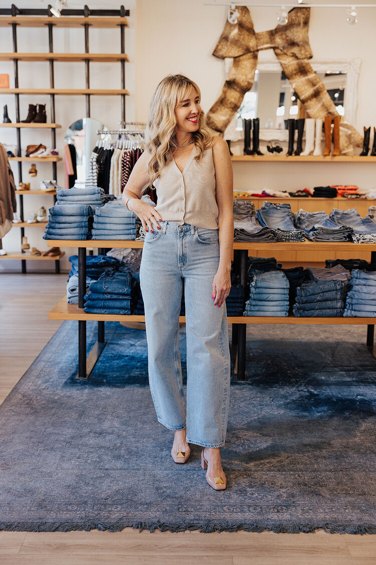 AGOLDE LOW CURVE JEAN