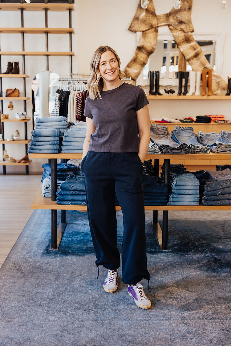 AGOLDE ADINE SHRUNKEN TEE