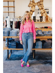 MOTHER DENIM HW WEEKENDER FRAY