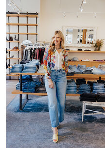 ALICE + OLIVIA ROANNE BLOUSE