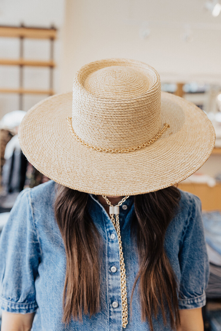 RAG & BONE JACQUE BOATER HAT