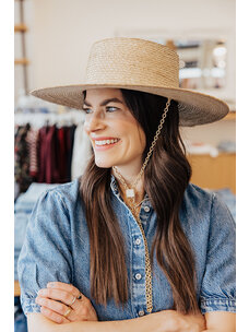 RAG & BONE JACQUE BOATER HAT