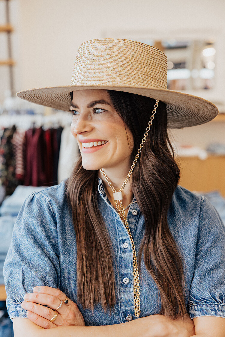 RAG & BONE JACQUE BOATER HAT