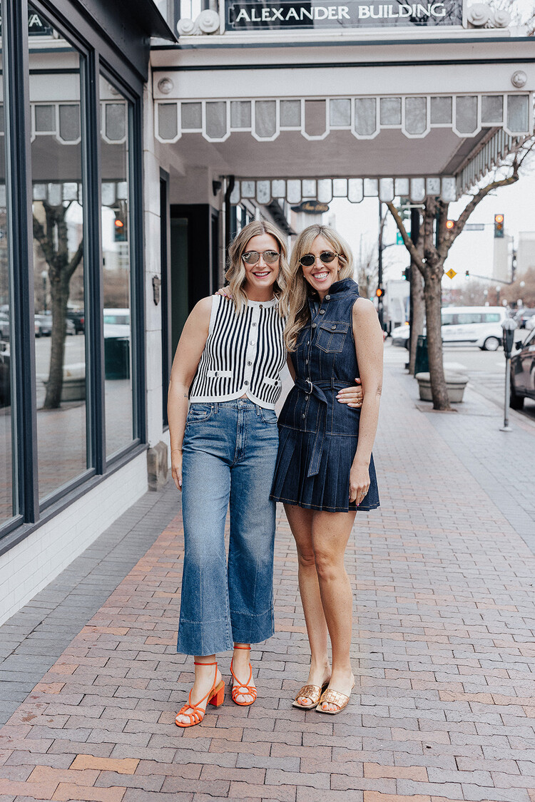 MOTHER DENIM MAVEN WIDE HEM ANKLE