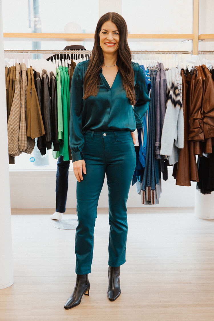 L'AGENCE BIANCA BLOUSE