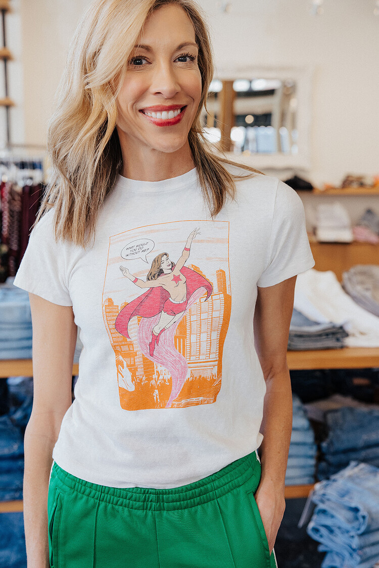 RE/DONE CLASSIC TEE SUPERHERO