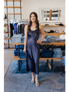 VINCE BIAS TANK DRESS