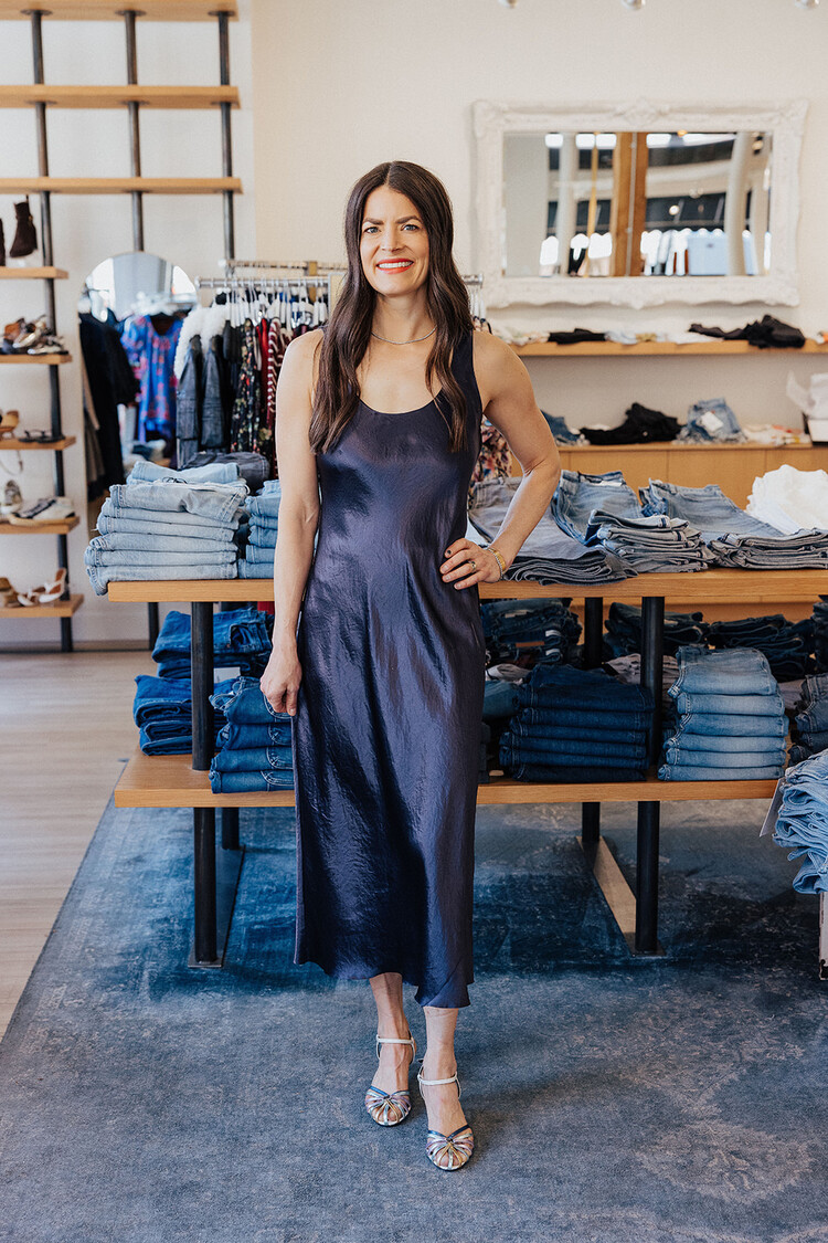 VINCE BIAS TANK DRESS