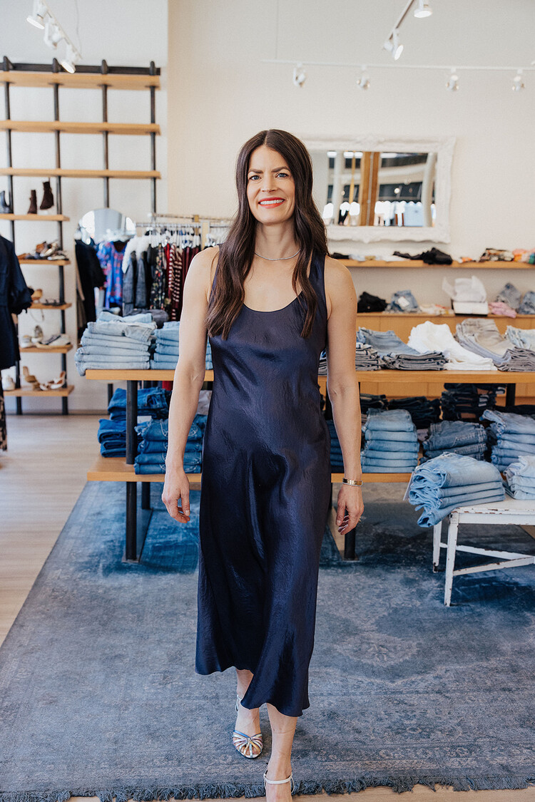 VINCE BIAS TANK DRESS